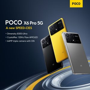 Smartphone POCO X6 PRO 5G – 8gb Ram 512gb memoria